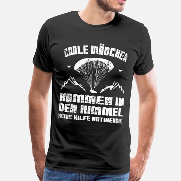 

paragliding paraglider girl t shirt men print tee shirt round collar leisure loose new style spring natural shirt