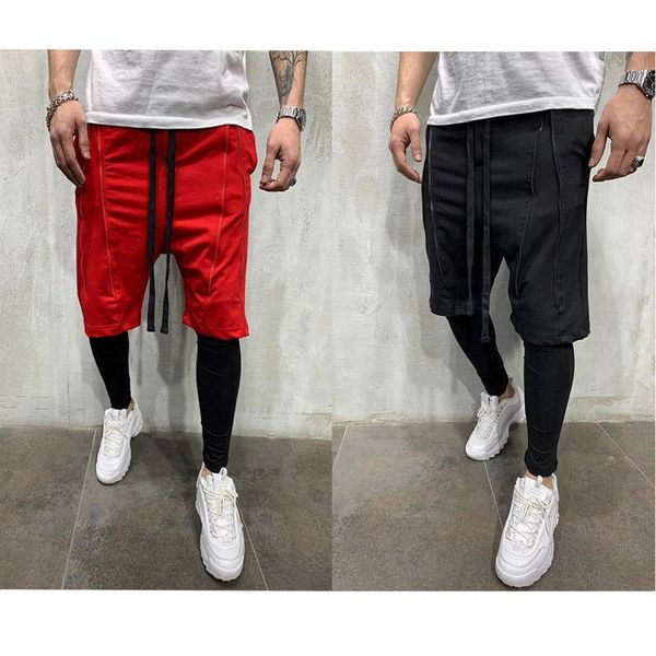 

mens shorts summer designer basketball casual capris fashion fitness running pants loose sports short men cotton joggers drop shipping, White;black