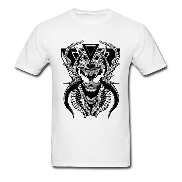 

demon wolf funny labor day 100% cotton o neck man tees casual clothing shirt prevailing short sleeve t-shirts drop shipping