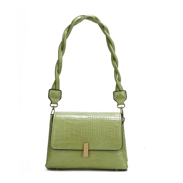 

повелительница сумка крокодил pattern женщины pure color сумка square высокое качество женский отсеками зеленый