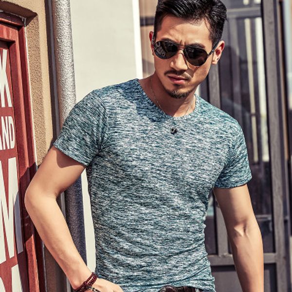 

new arrival mens t shirt for summer and autumn two style men casual t shirts fashion sports tees 6 colors clothing, White;black