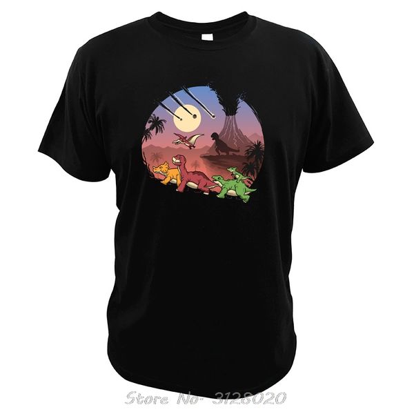 

land before time t-shirt the great valley tshirt men cotton o-neck t shirt american cartoon series tee