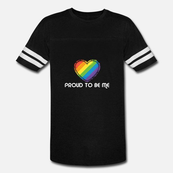 

lgbt proud to be me t shirt men customized short sleeve o-neck letters famous building summer style original shirt