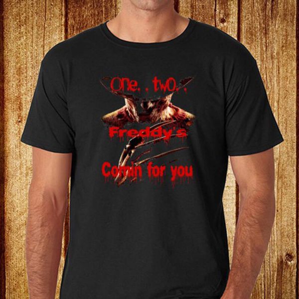 

New Freddy Krueger Nightmare on Elm Street icon mens black T shirt