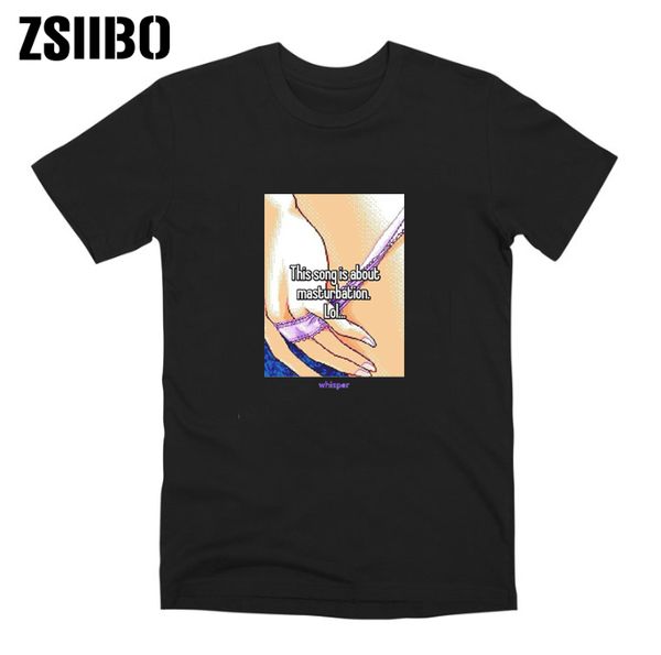 

2020 японские аниме эта песня о мастурбации футболка graphic top тис мультфильм streetwear футболки мужчины мозаика ветра одежды