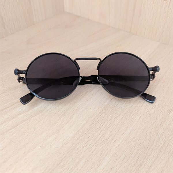 

popular steampunk sunglasses women brand designer fashion men gothic steampunk alloy frame sun glasses for feminino, White;black
