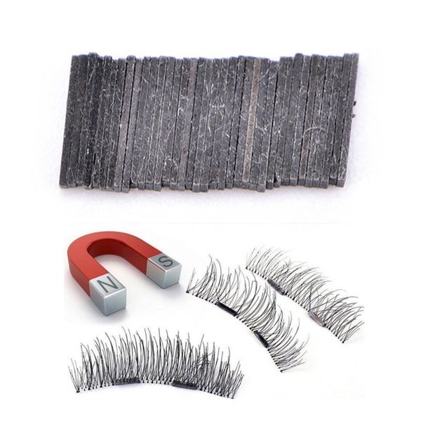 

20pcs pro natural reusable magnet sheet for 3d magnetic false eyelashes extension handmade eye lashes magnet