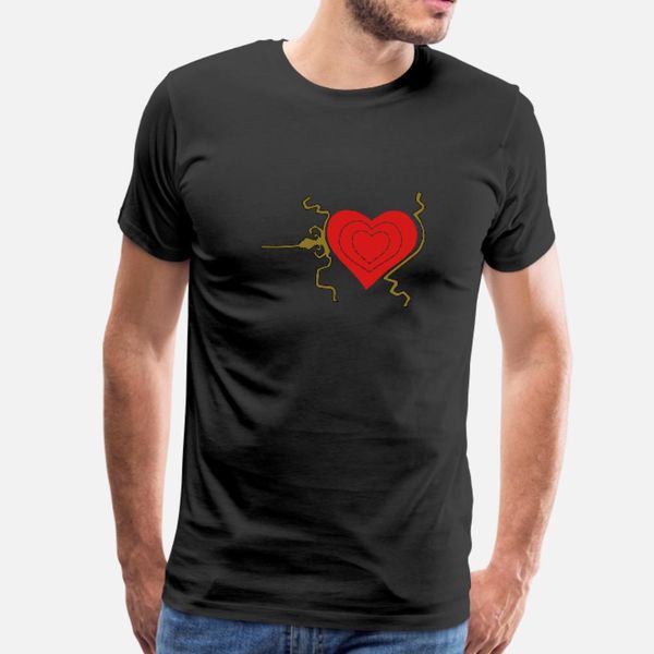 

grinch heart three sizes t shirt men printing 100% cotton o neck kawaii gift building summer style slim shirt