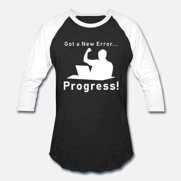 

error progress t shirt men gift tee shirt plus size 3xl novelty gift comical spring trend shirt