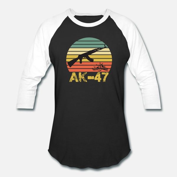 

ak 47 t shirt men personalized cotton crew neck trend crazy basic summer letters shirt