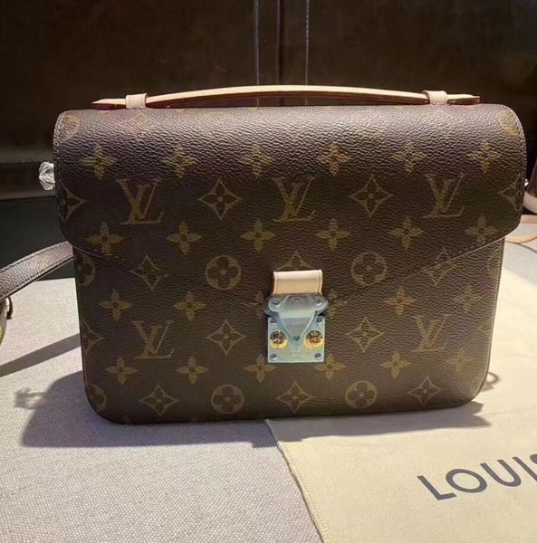 

2020 new women handbag messenger bag pochette metis shoulder bags crossbody bags shopping purse clutches lv louis vuitton, Black;brown