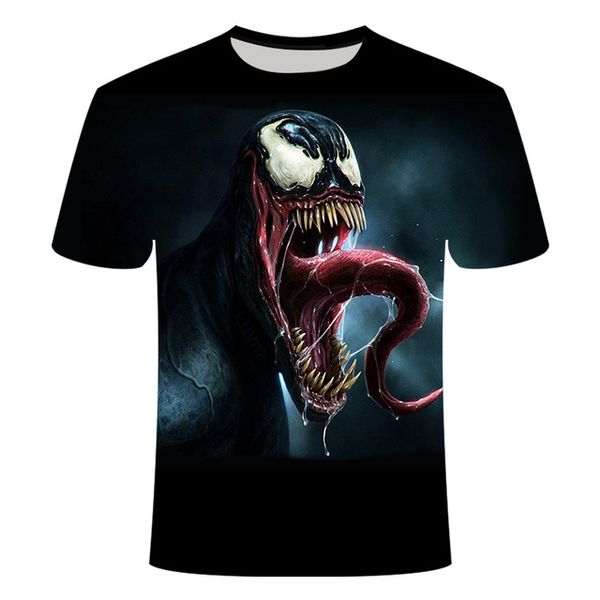 

venom men male weight lifting base layer 3d print shirts funny harajuku humor men clothing