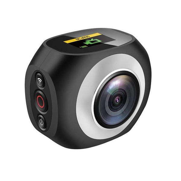 

4k hd 360 panoramic camera vr mini handheld unique dual lens sport camera wifi video action sports camera pano360 remote control