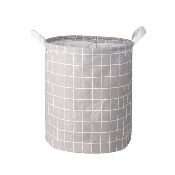 

organizer cotton linen laundry basket storage dirty clothes with handle foldable