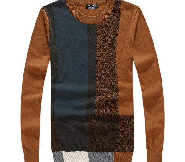 

british style men warm sweater geomatric pattern knitted pullover casual soft knitwear for men quality sweaters male pull homme, White;black