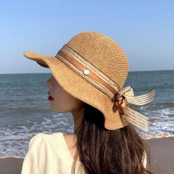 

fashion women lace flowers hat with floral summer wide brim cap elegant sun hats beach sun protection caps, Blue;gray