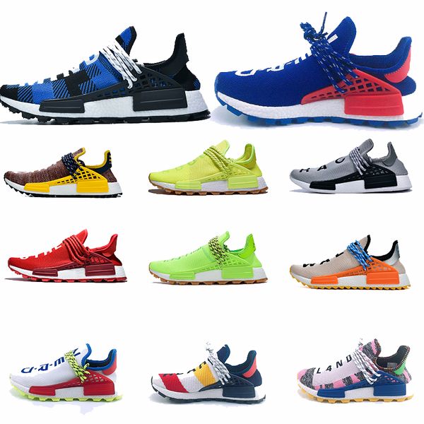 

2020 new nmd sneakers blue black white men women simple fashion casual simple net red couple running shoes green pink 36-45 with shoe