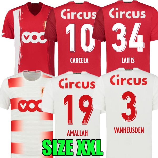 

thailand 20 21 standard liÃ¨ge soccer jerseys home away 2020 2021 standard de liege vanheusden laifis cimirot emond carcela football shirts, Black