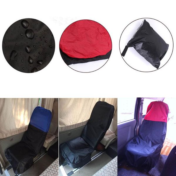

2pcs car front seat covers protectors universal auto van seat case waterproof dust-proof non-slip interior accessories