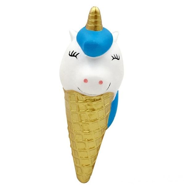 

17cm unicorn ice cream squishy toy unicorn cake slow rising super soft squeeze decompression toys gift phone charms
