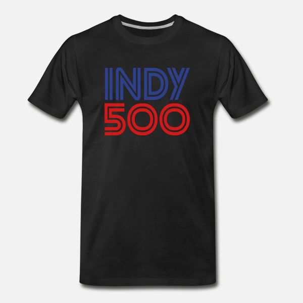 

indy 500 t shirt men customize 100% cotton o-neck pattern graphic fashion spring autumn pictures shirt