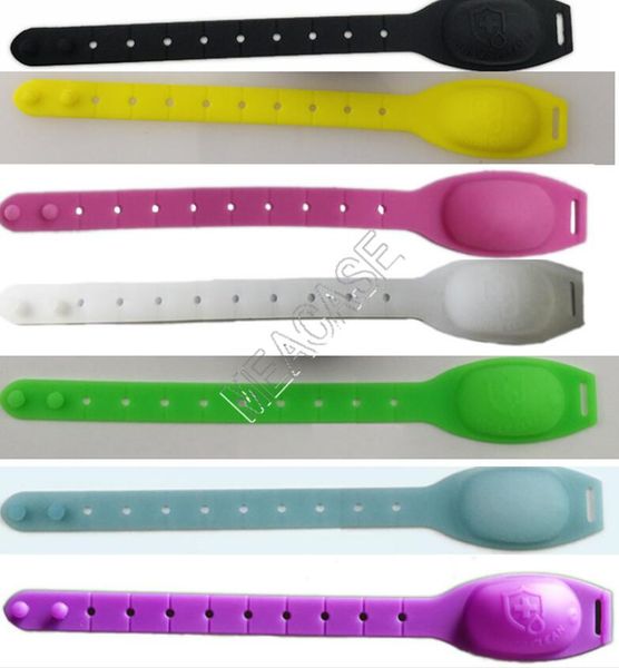 

designer hand sanitizer wrist bracelet silicone hand sanitizer gel alcohol degerming wristband dispensing portable wearable sanitizer d81909, Red;brown