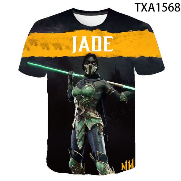 

new mortal kombat clothing street trend fun wild 3d print shirts harajuku graphic anime men clothing