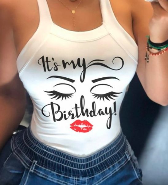 

2020 женская camis футболка для лета рукавов жилет тройники повседневный sexy women баки мода печатные футболки размер s-4xl высокое качеств, White