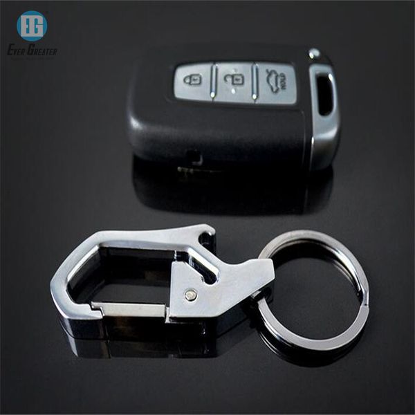 

new creative multi-function bottle opener key chain car metal keychain, Silver