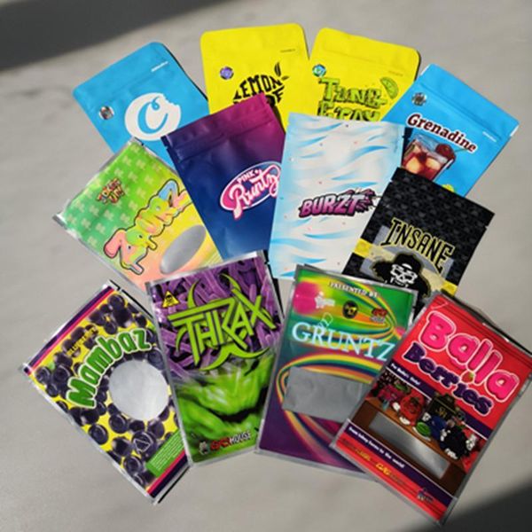 

for packaging zourz 3.5g sharklato burzt 6kinds runtz dry with mylar grenadine smell vaporizer bag herb proof thkax bags insane vape njjin