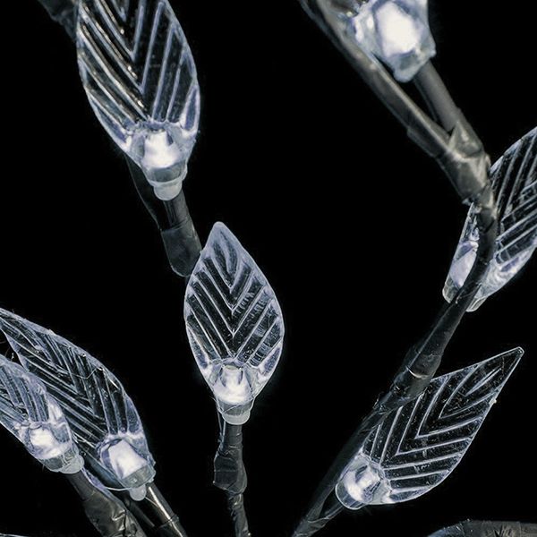 

outdoor decoration solar powered branch tree leaf flower lights stylish ornamental branch tree leaf outdoor garden led lights