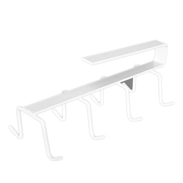 

multifunctional hanger cabinets without traces without punching double row hooks thick and durable storage rack