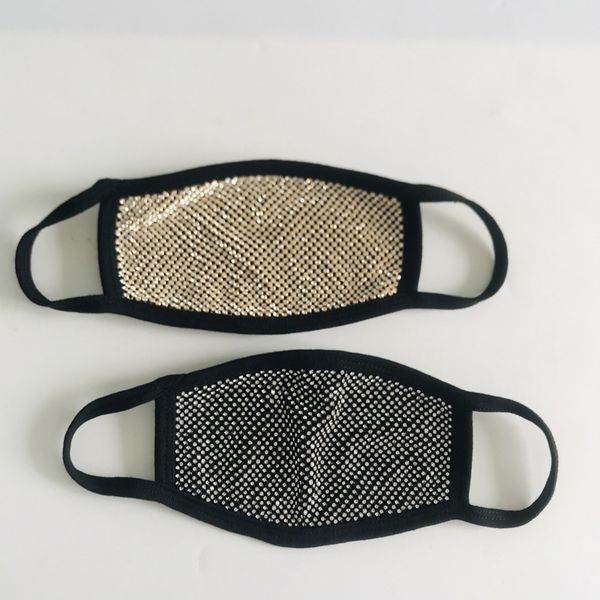 

new 3d blingbling face mask washable reusable mask fashion face masks women facemasks face shields accessories