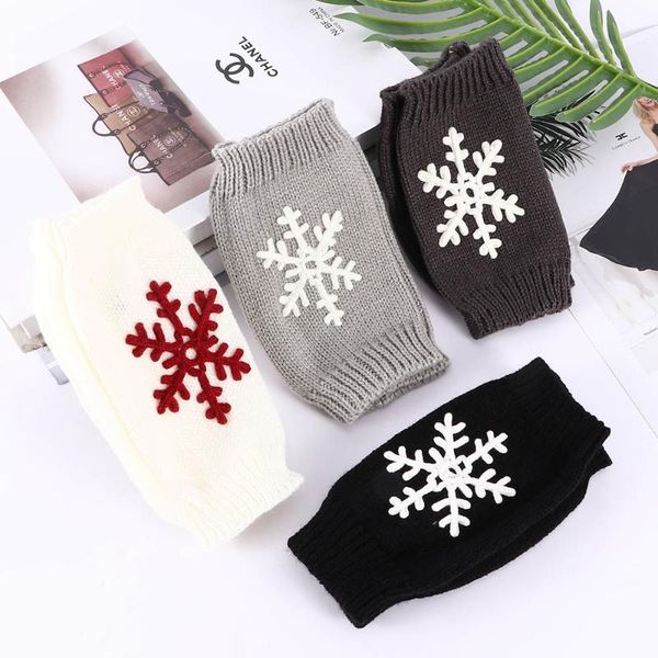 

1 pair warm winter women girl knitted arm gloves hand warmer knitted winter fingerless half-finger driving gloves, Blue;gray
