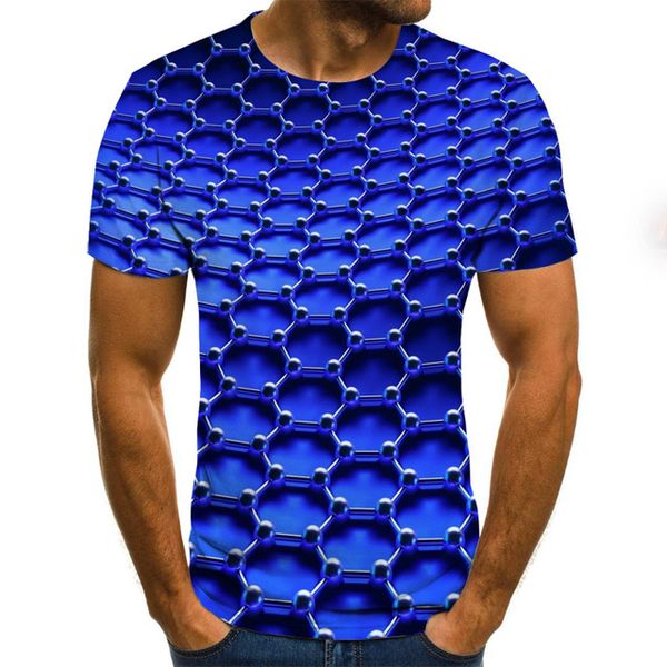 

effect summer 3d visual pattern oversized 3d print shirts plus size funny kawaii men clothing