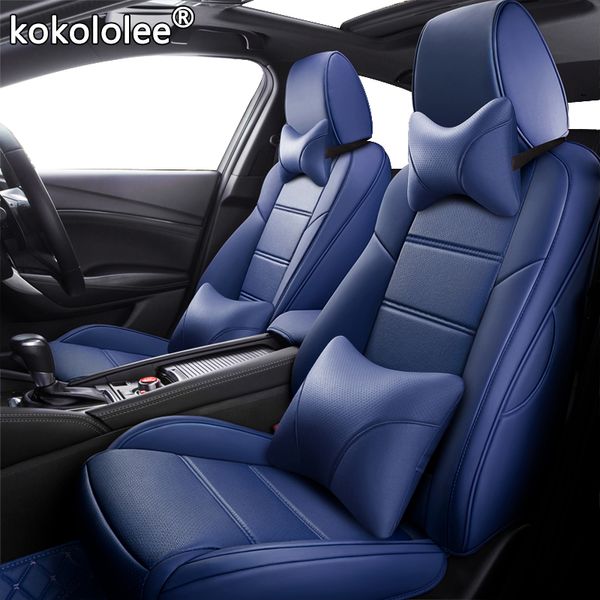

kokololee custom leather car seat cover for fiesta mondeo fusion focus escort s-max edge kuga taurus automobiles seat cover