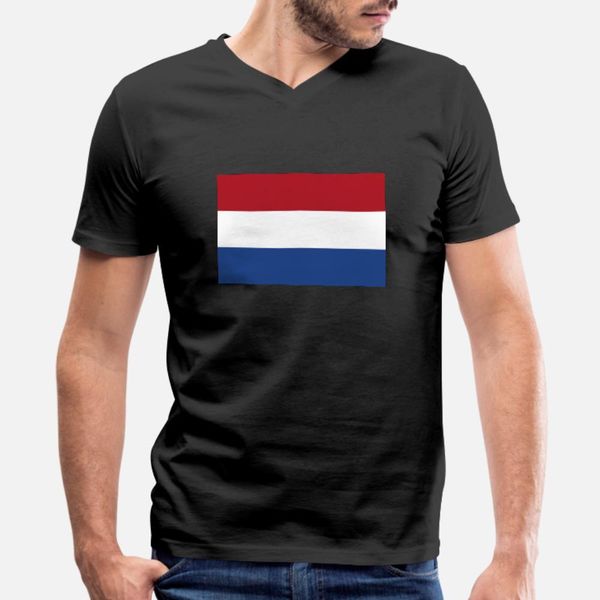 

dutch flag t shirt men create 100% cotton plus size 3xl clothes fit new style summer style natural shirt