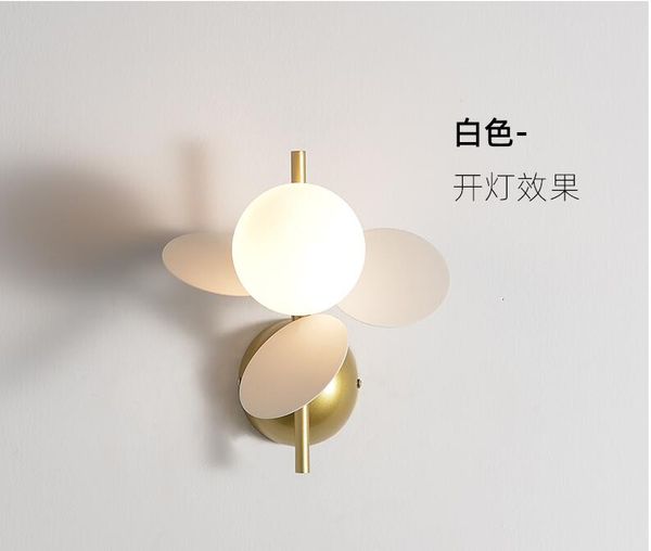 

nordic bedside wall lamp children's room decoration minimalist room lamps