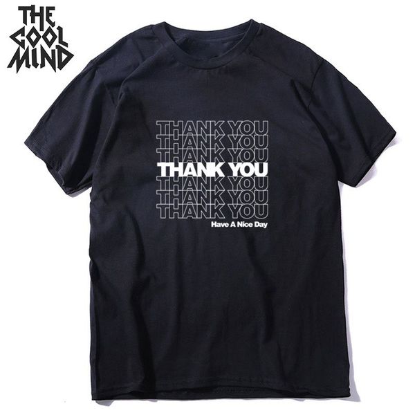 

coolmind 100% cotton short sleeve funny thank you print men t shirt casual o-neck men tee shirt cool t-shirt men tee shirts