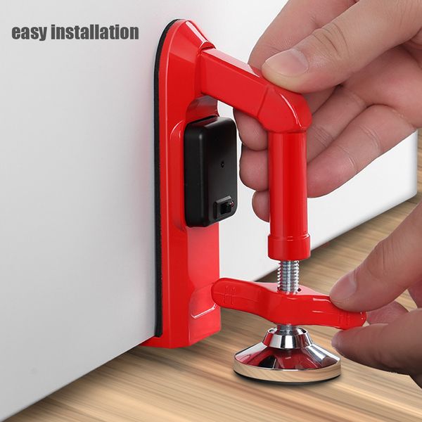 

door ser zinc alloy easy install non punching blocking bumper burglar alarm