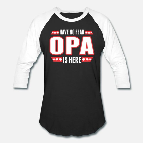 

have no fear opa is here тенниска мужчин характер хлопка круглый воротник уникальный anti-wrinkle вскользь лета естественной рубашки