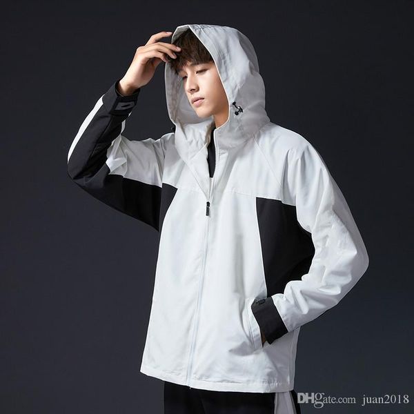 

2020 sweethearts lovers new fashion spring and summer mountain star jacket mens street windbreaker hoodie zipper thin jacket 0219, Black;brown