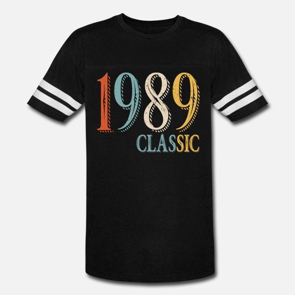 

1989 classical t shirt men character 100% cotton o-neck formal sunlight building spring autumn outfit shirt, White;black