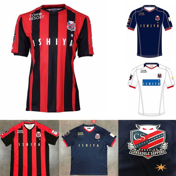 

2020 хоккайдо консадоле саппоро футбол джерси j1 лига # 10 миядзава a.lopes единых mens # 9 suzuki главного вдали третий маек, Black;yellow