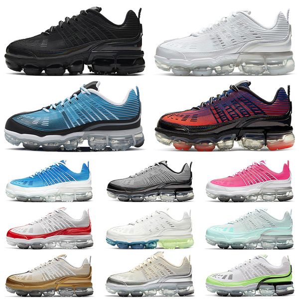 

360 men women running shoes black iridescent triple white magic ember hyper pink varsity royal mens trainers fashion sports sneakers