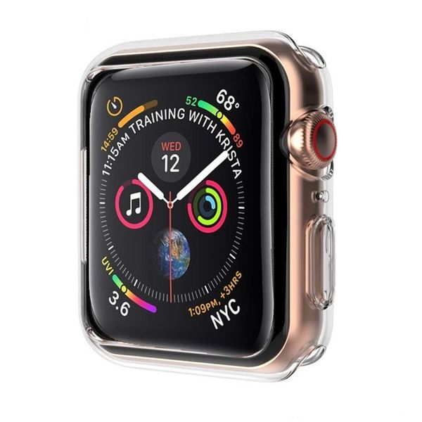 

transparent tpu watch case for apple watch 4 3 2 series clear soft watch cover for iwatch 40mm 44mm 38mm 42mm