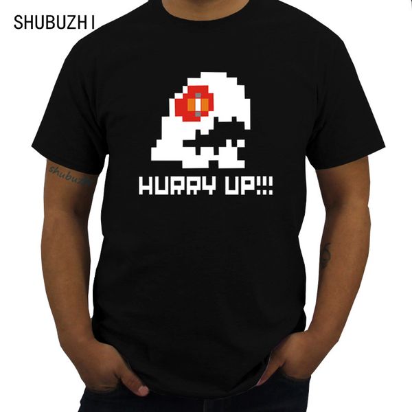 

bubble bobble hurry up funny video game t shirt cotton men brand t-shirt tees men t shirt summer style