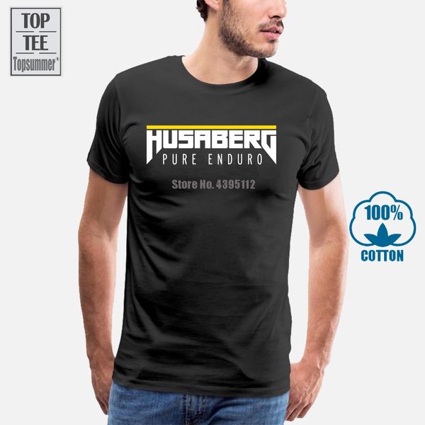 

new popular husaberg pure enduro cotton men's black t shirt size s 3xl