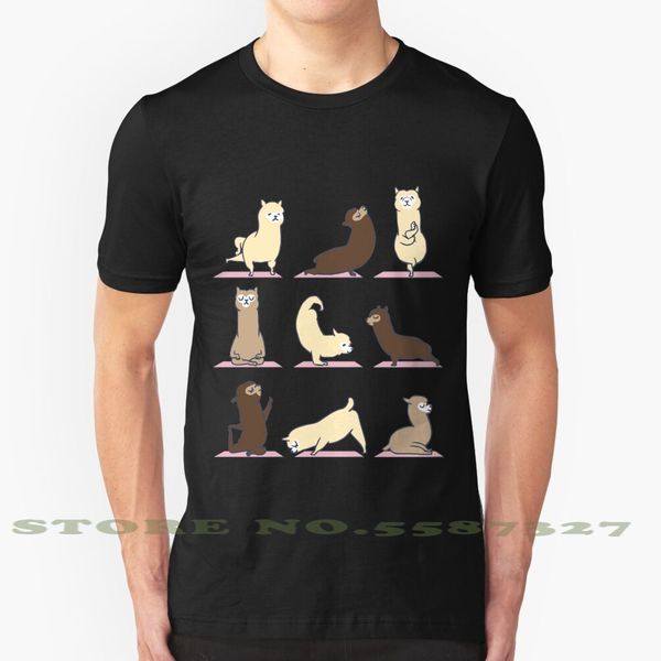 

alpaca yoga cool design trendy t-shirt tee alpaca yoga