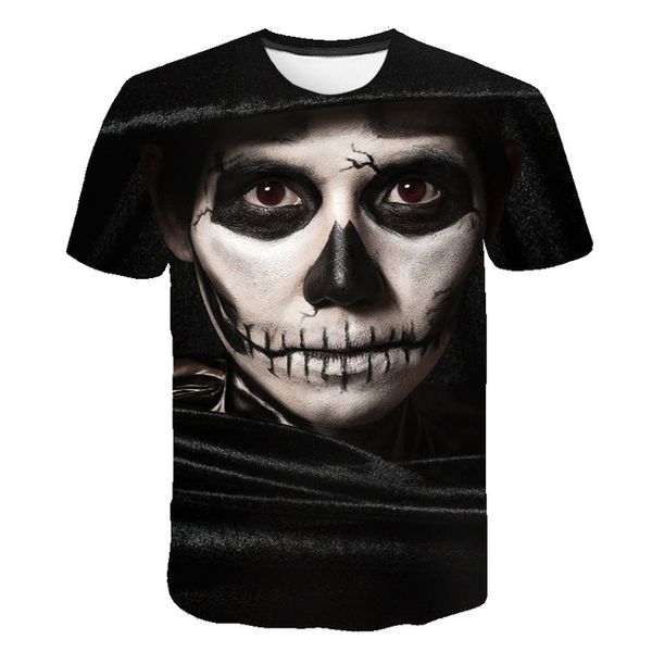 

colorful skull cosplay clown 3d print shirts funny anime hentai men clothing